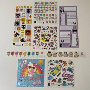Sanrio Pipsticks Hello Kitty & Friends Stickers Set Sports Pool Chococat & More